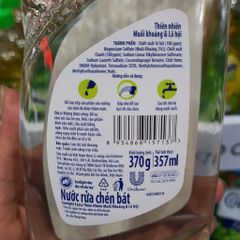 Nước Rửa Chén Chai Sunlight Thiên nhiên muối khoáng và lô hội 370g (TH428)