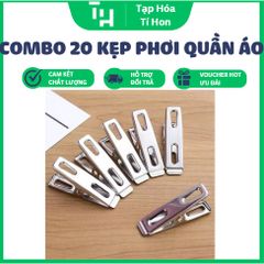 Combo 20 Kẹp Phơi Quần Áo, Chăn Mền (TH429)