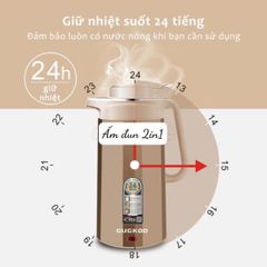 Ấm Đun Siêu Tốc Đa Năng 2in1 (Màu ngẫu nhiên) (TH440)