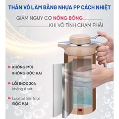 Ấm Đun Siêu Tốc Đa Năng 2in1 (Màu ngẫu nhiên) (TH440)
