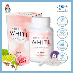Viên uống trắng da Deep Blue Health Pro Cellular White Skin Whitening 60 viên
