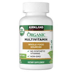 Viên uống vitamin tổng hợp hữu cơ Kirkland Organic Multivitamin 80 viên chính hãng Mỹ 744771