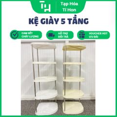 Kệ giày 5 tầng khung inox (Màu ngẫu nhiên) (TH443)
