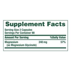Viên uống bổ sung Magie Nature’s Bounty Magnesium Glycinate 240mg 180 viên của Mỹ 745794