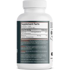 Bronson Vitamin K2 D3 - 360 viên - Giúp xương chắc khỏe, tăng sức đề kháng