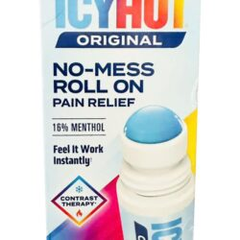 IcyHot Original No-Mess Roll On Pain Relief với Menthol 16% và Công nghệ Thay Đổi Nhiệt Độ, dung tích 2.5 fl oz (73 ml).