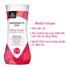 Nước rửa vệ sinh phụ nữ Summer’s Eve 7 trong 1 với 4 màu sắc khác nhau