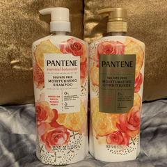 Dầu gội và xả Pantene Essential Botanicals Sulfate Free Moisturizing Shampoo / Conditioner( phiên bản đặc biệt) 1130ml