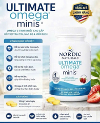 Nordic Naturals Ultimate Omega Minis 60 Viên 1120 mg – Omega 3 Mini Dễ Uống Của Mỹ 746937