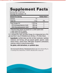 Nordic Naturals Ultimate Omega Minis 60 Viên 1120 mg – Omega 3 Mini Dễ Uống Của Mỹ 746937