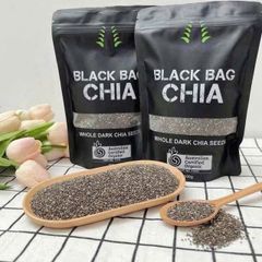Hạt Chia Black Bag OMD Hữu Cơ 500g - Giúp Giảm Cân, Tăng Cường Sức Khỏe, Chứa Omega 3 và Chất Xơ Cao, Thực Phẩm Bổ Sung Dinh Dưỡng 747159