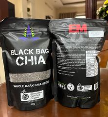 Hạt Chia Black Bag OMD Hữu Cơ 500g - Giúp Giảm Cân, Tăng Cường Sức Khỏe, Chứa Omega 3 và Chất Xơ Cao, Thực Phẩm Bổ Sung Dinh Dưỡng 747159