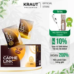[Organic] Cà phê link thảo dược – Hương vị đặc biệt, thơm ngon, không gây say nóng 20 gói hộp 320g