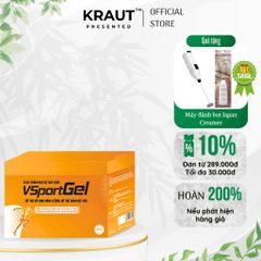 [Organic] Gel năng lượng VsportGel–Thành phần độc đáo, tăng sức bền, hiệu suất tập luyện 50 gói 15mL