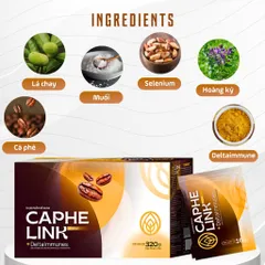 [Organic] Cà phê link thảo dược – Hương vị đặc biệt, thơm ngon, không gây say nóng 20 gói hộp 320g