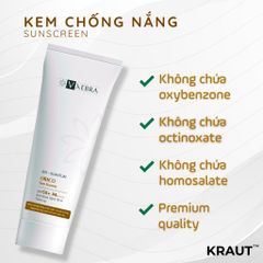 [Organic] Kem Chống Nắng Vxebra SPF50+ chống nắng hiệu quả PA ++++, thấm nhanh & không bết dính 50mL