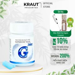 [Premium] Genecel Max: Viên nén hỗ trợ tăng cường miễn dịch, chống oxy hóa & hạn chế lão hóa 30 viên