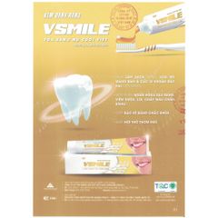[Organic] Kem đánh răng hương cà phê Vsmile không chứa fluoride, thơm mát & giúp chắc khỏe 150g