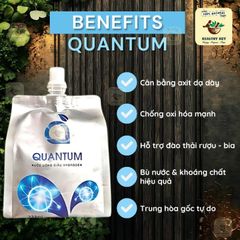 [Organic] Nước giàu hydrogen Quantum hỗ trợ trung hòa axit cơ thể, bù nước, ngăn ngừa oxy hóa 350mL