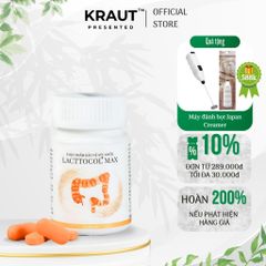 [Organic] Lacttocol Max – Viên uống hỗ trợ tiêu hóa, bảo vệ đại tràng, cân bằng đường ruột 30 viên