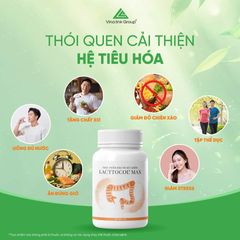 [Organic] Lacttocol Max – Viên uống hỗ trợ tiêu hóa, bảo vệ đại tràng, cân bằng đường ruột 30 viên