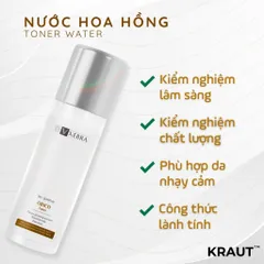 [Organic] Nước hoa hồng toner Vxebra - Duy trì pH, cấp ẩm hiệu quả, thoáng mát không cồn 120mL
