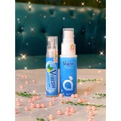 [Organic] Xịt khử mùi + xịt thơm miệng Vfresh - Hơi thở tự tin, cơ thể thơm mát & an toàn lành tính