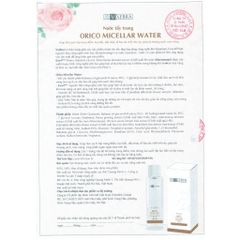 [Organic] Nước tẩy trang Vxebra - Làm sạch bụi mịn, giúp da tự nhiên, không gây khô da 180mL