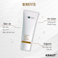[Organic] Kem chống nắng Vxebra - SPF 50+ PA++++ bảo vệ da hiệu quả, nhẹ nhàng không nặng mặt 50mL