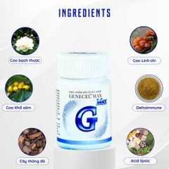 [Organic] Genecel Max – Hỗ trợ tăng sức đề kháng, chống oxy hóa, hỗ trợ chống lão hóa 30 viên