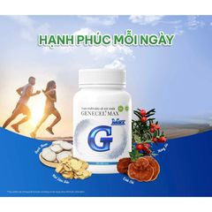 [Organic] Genecel Max – Hỗ trợ tăng sức đề kháng, chống oxy hóa, hỗ trợ chống lão hóa 30 viên