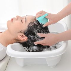 Chậu gội đầu tại giường cho trẻ em, người lớn Việt Nhật (Màu ngẫu nhiên) (TH468)