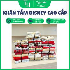 Set 5 khăn tắm disney chính hãng (Màu ngẫu nhiên) (TH470)
