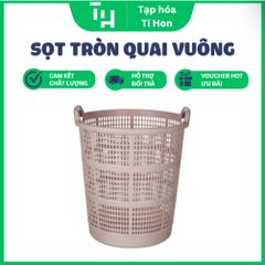 Sọt tròn quai vuông Việt Nhật size bự (Màu ngẫu nhiên) (TH473)