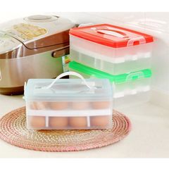 Khay đựng trứng 2 tầng 24 quả (Màu ngẫu nhiên) (TH476)