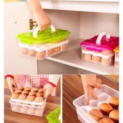 Khay đựng trứng 2 tầng 24 quả (Màu ngẫu nhiên) (TH476)
