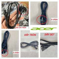 Dây Nguồn Sạc Laptop Acer Phụ Kiện Chất Lượng Cao, Mới 100% 1 Mét - Chất Lượng Tốt, An Toàn 385303