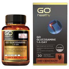 Viên Uống Bổ Xương Khớp GO GLUCOSAMINE 1-A-DAY 1500mg - Hỗ Trợ Khớp Khỏe Mạnh, Nhập Khẩu New Zealand, 30 Viên