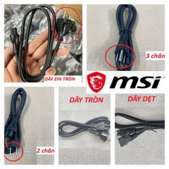 Dây Nguồn Sạc Laptop MSI Phụ Kiện Chất Lượng Cao, Mới 100% 1 Mét - Chất Lượng Tốt, An Toàn 747736