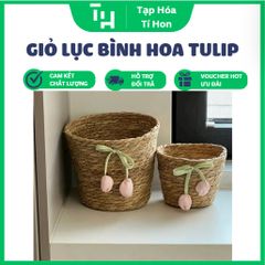 Combo 2 giỏ lục bình hoa tulip (TH495)