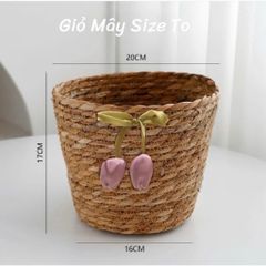 Combo 2 giỏ lục bình hoa tulip (TH495)