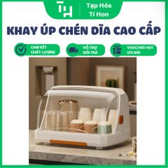 Giá đựng bình sữa, khay úp chén dĩa cao cấp có nắp đậy vệ sinh (TH500)