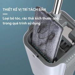 Bộ Thùng Lau Nhà GOSO Plus + 2 Miếng lau sợi thủy tinh (TH519) (Màu ngẫu nhiên)