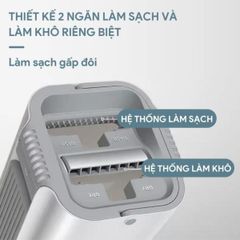 Bộ Thùng Lau Nhà GOSO Plus + 2 Miếng lau sợi thủy tinh (TH519) (Màu ngẫu nhiên)