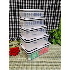 Bộ 5 hộp chữ nhật viền đen (TH520)