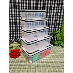 Bộ 5 hộp chữ nhật viền đen (TH520)
