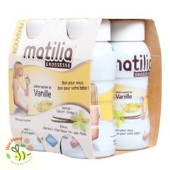 Sữa bầu Matilia Vị Vani Sữa Bầu Pha Sẵn Bổ Sung Dưỡng Chất Cho Bé (Lốc 4 hộp) 200ml