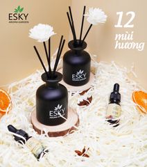 Set Quà Tặng Tinh Dầu Khuếch Tán Cắm Que ESKY AROMA GARDEN - Quà Tặng Ý Nghĩa Sinh Nhật Nam Nữ, Tạo Hương Thơm Thư Giãn 20/11