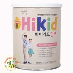 Sữa Hikid 600g Cho Bé 1-9 Tuổi – Tăng Chiều Cao, Bổ Sung Dinh Dưỡng