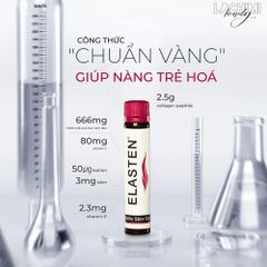 Elasten Collagen Drink Collagen Nước Trẻ Hóa Da Hộp 28 Ống x 25ml